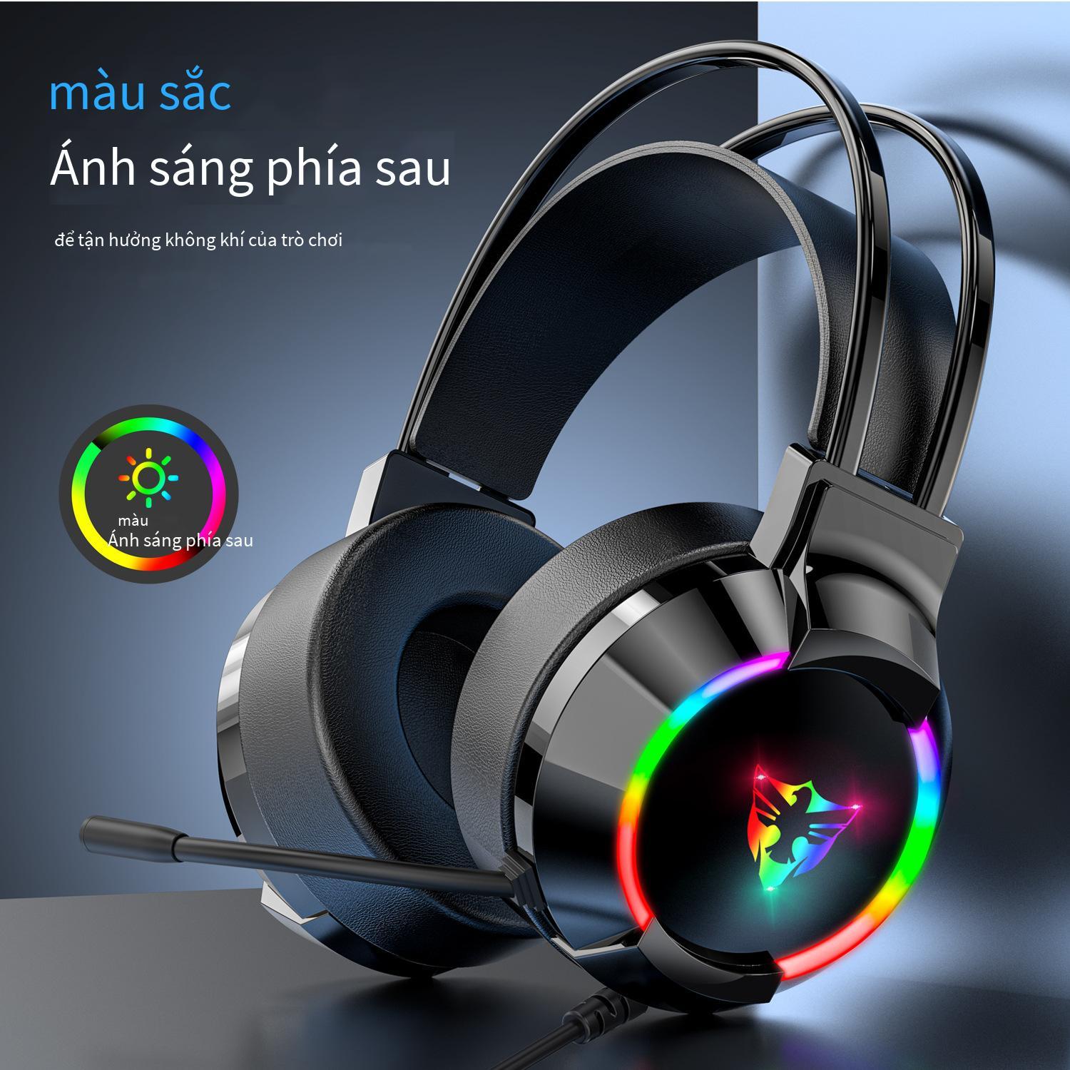 Khuyến mại tai nghe game G606 xách tay đấu điện đầu gà tai nghe chống ồn 7.1 nghe âm thanh và định vị tai nghe có dây