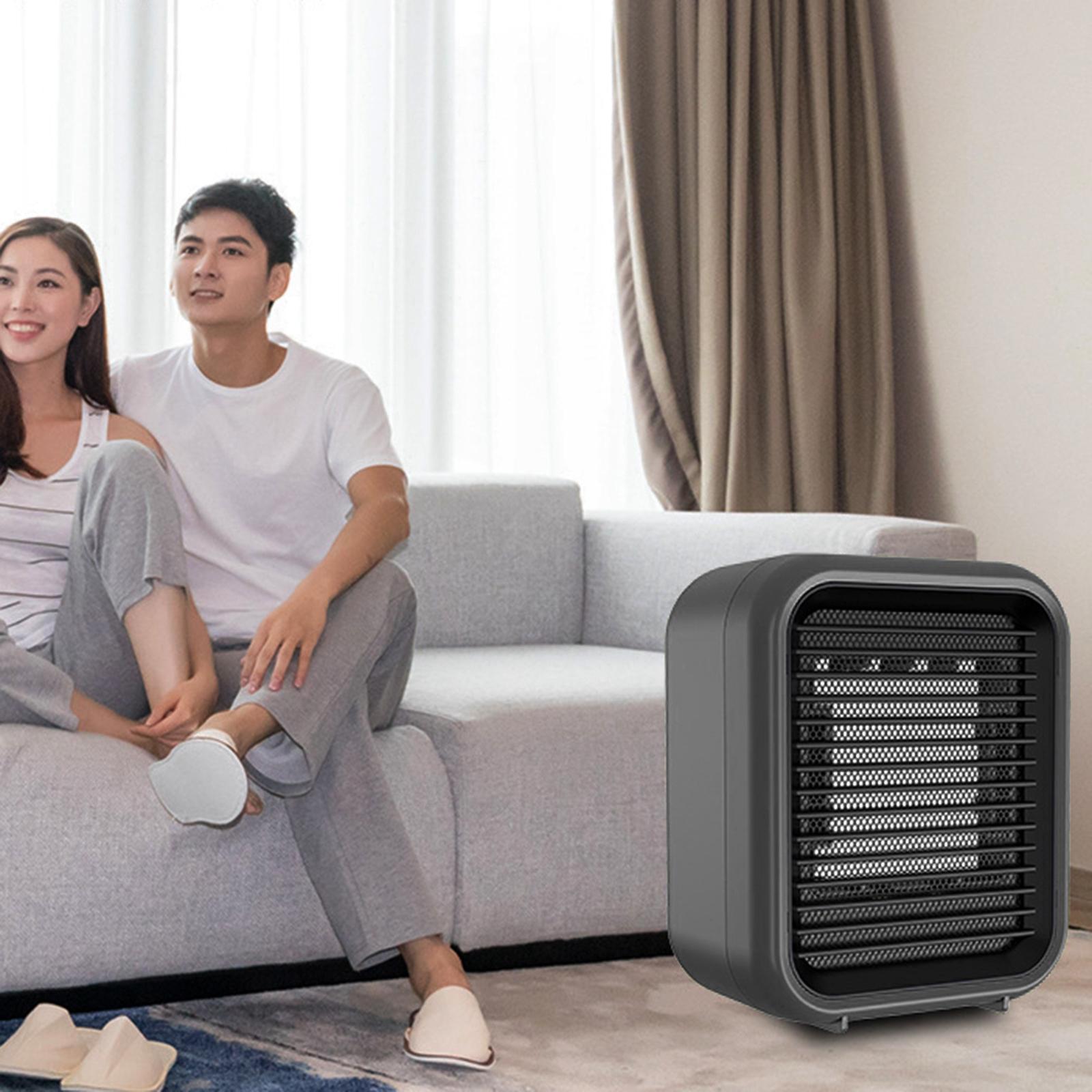 Portable Electric Space Heater 800W Personal Desk Heater, 3s Quick -up