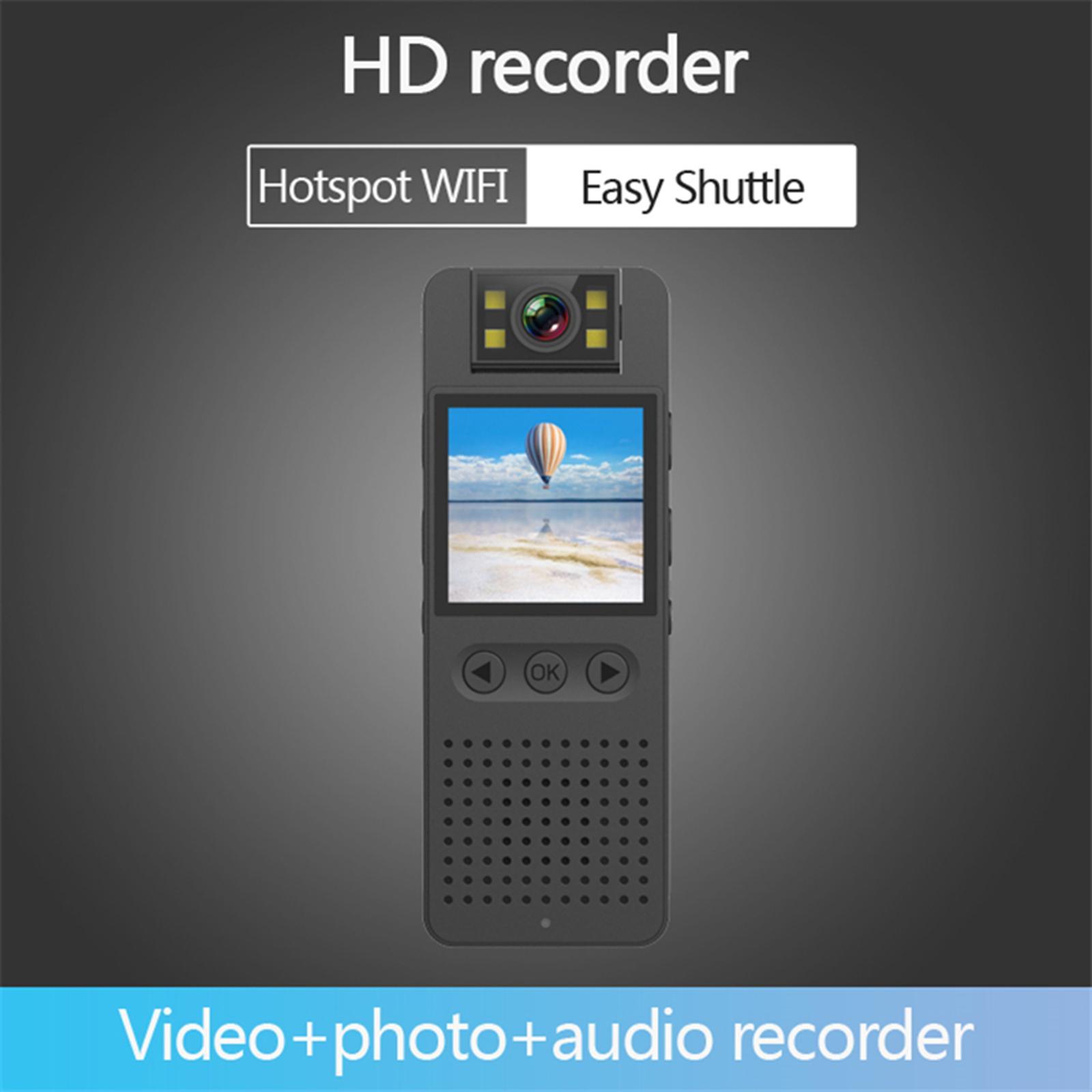 Body Camera Video 1080P 1.4 inch Screen Photo Function