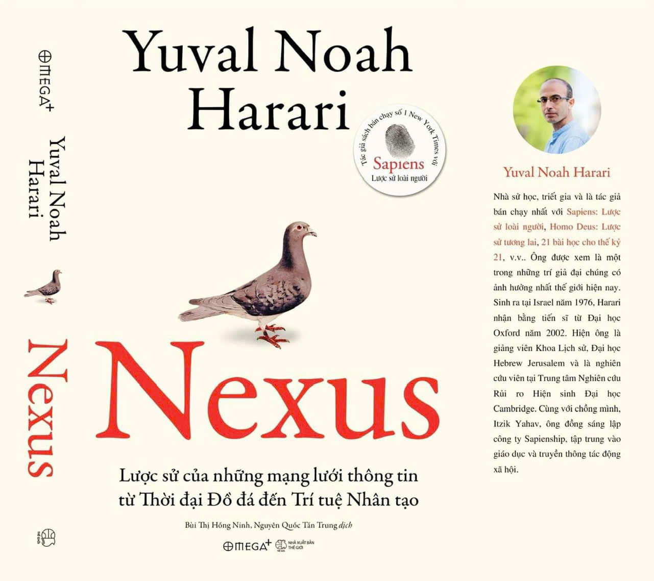 NEXUS – Lược sử của những mạng lưới thông tin từ Thời đại Đồ đá đến Trí tuệ nhân tạo – Yuval Noah Harari – Omega (bìa mềm)