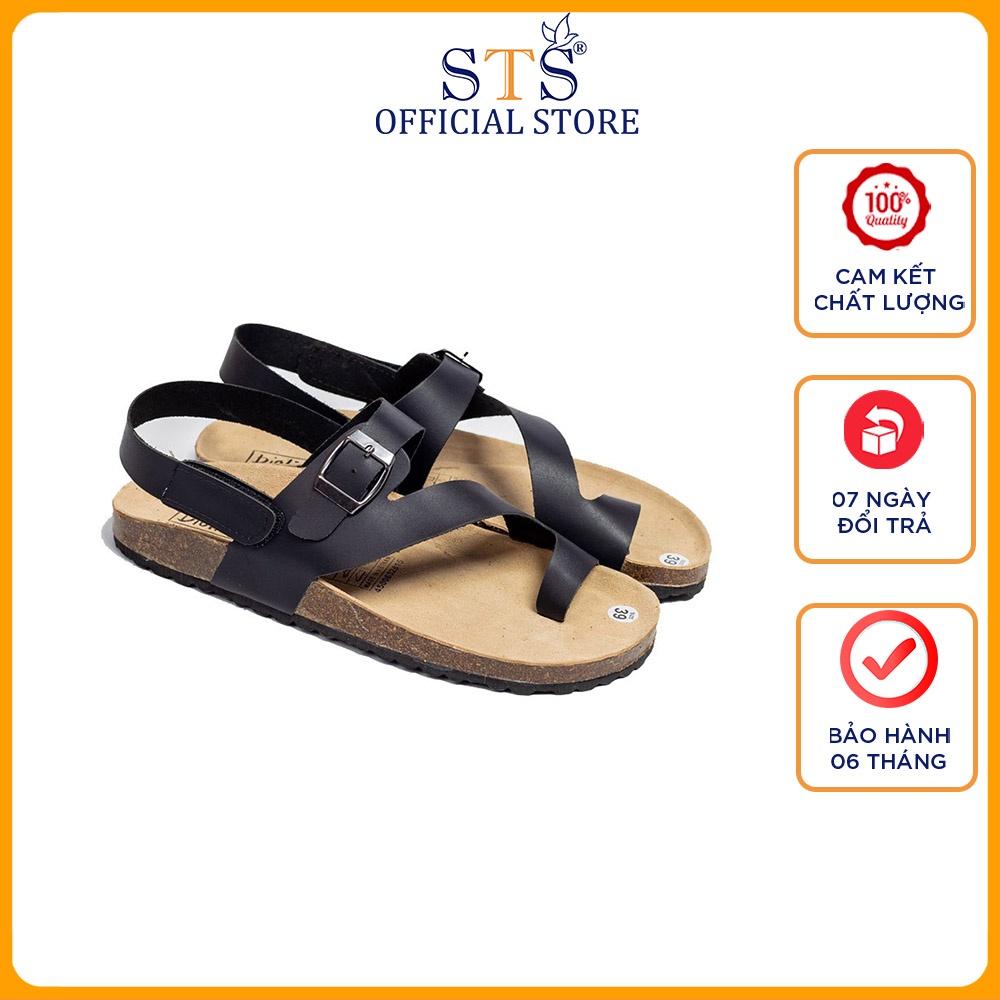 Dép sandal Birken quai chéo cao cấp Da PU cao cấp xuất khẩu siêu bền đi học đi biển sành điệu STPU20