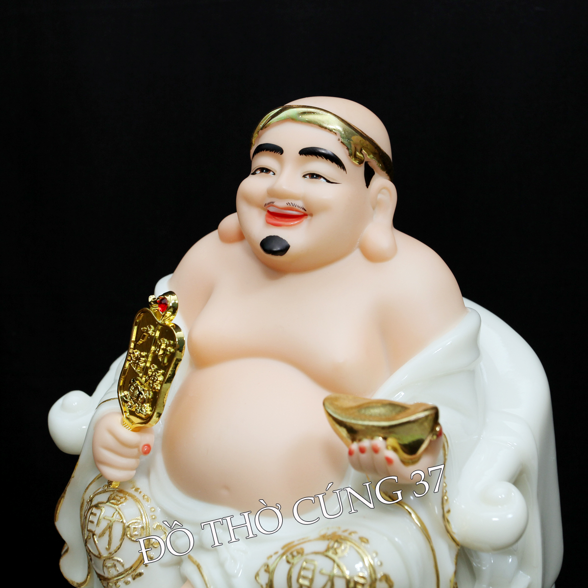 TƯỢNG THẦN TÀI THỔ ĐỊA MÀU TRẮNG - HÀNG NHẬP KHẨU