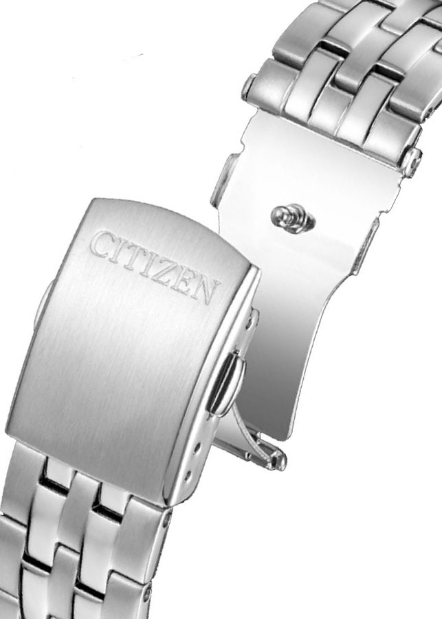 Đồng Hồ Nam Citizen Dây Thép Không Gỉ NH7501-85A - Mặt Trắng
