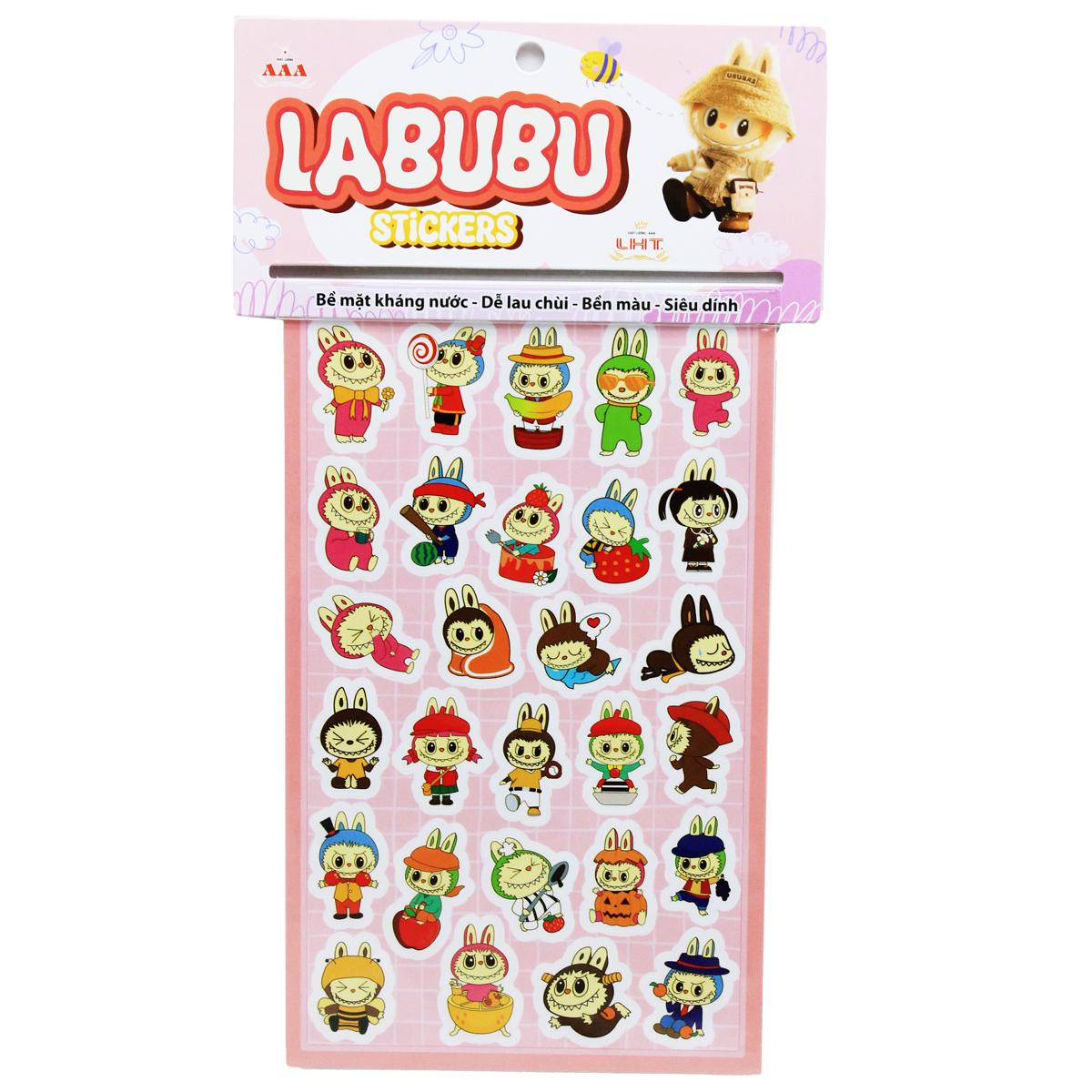 Bộ 2 Tờ Sticker LBB Vui Nhộn - Liên Hiệp Thành USLBB28X2