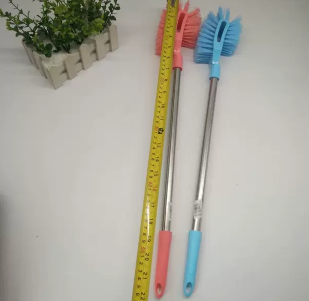 Chổi Cọ Toilet, Nhà Vệ Sinh Hai Đầu Mẫu Mới Tiện Lợi Tặng 1 Miếng Dán Tường To