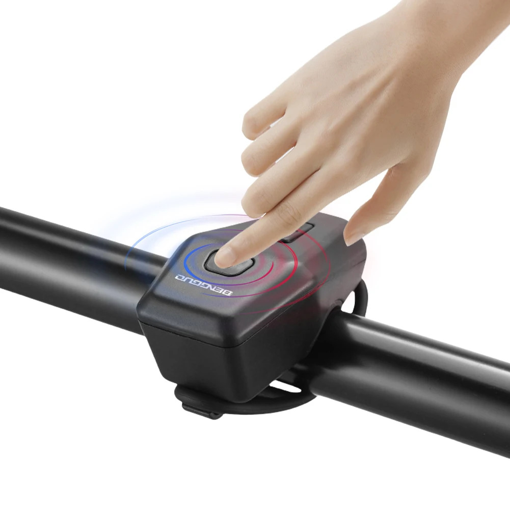 Còi Xe Đạp BG-3510 âm thanh lớn 120dB Sạc USB Chống Nước, Chuông Cảnh Báo Trộm, An Toàn Dễ Dùng - Mai Lee