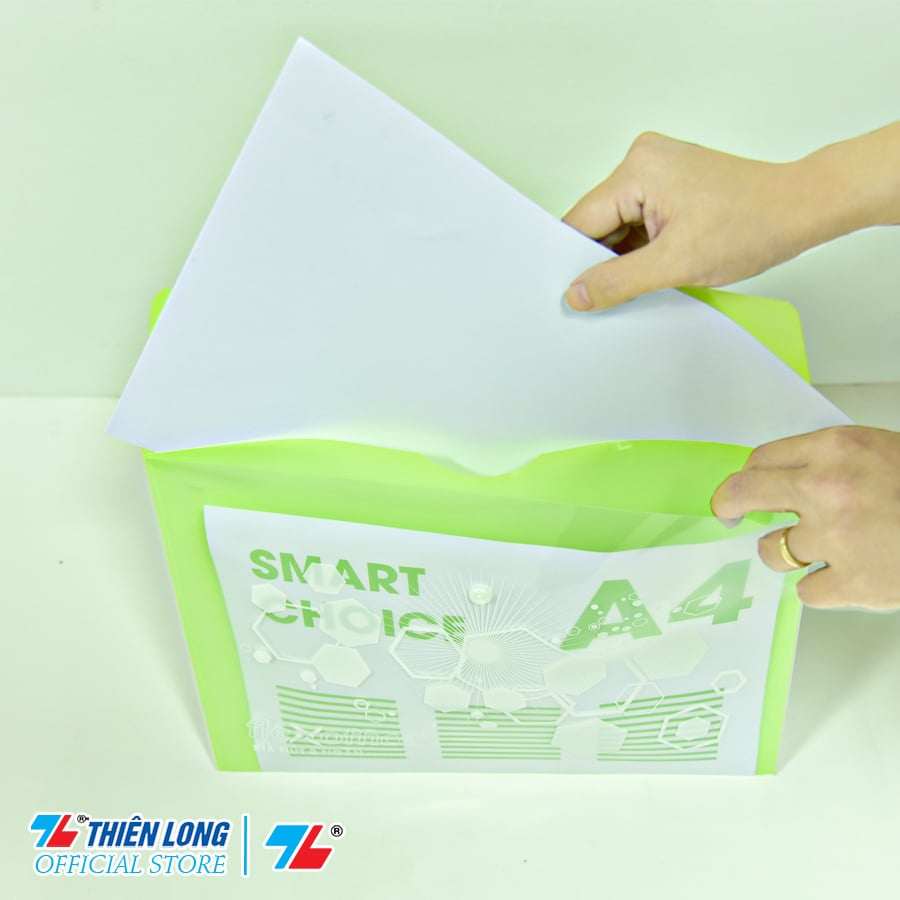 Combo 2 Bìa nút 3 ngăn Thiên Long Flexoffice FO-CBF018