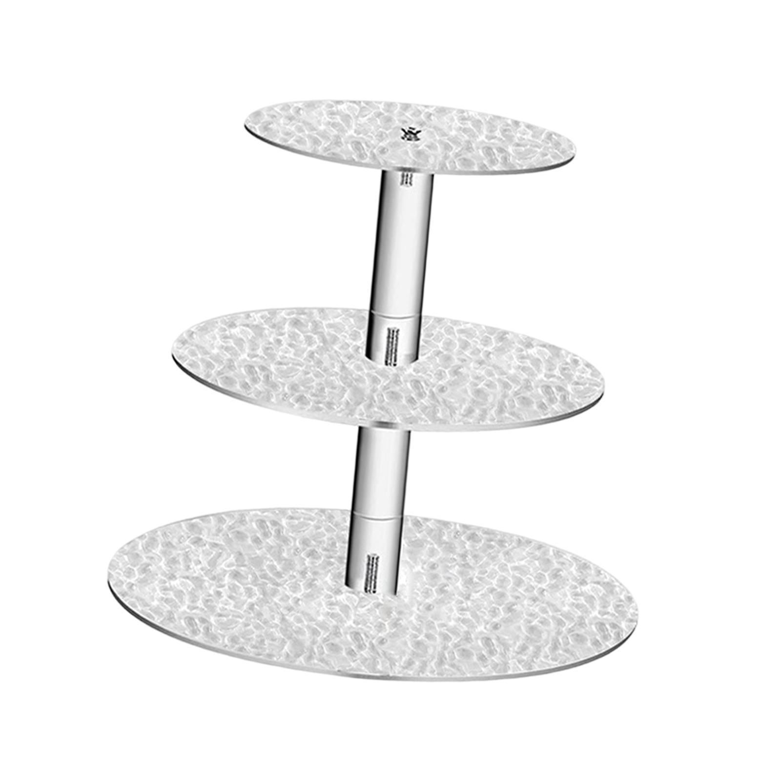 3 Tiered Cake Stand Serving Tray Fruits Home Tea Party Cupcake Display Plate