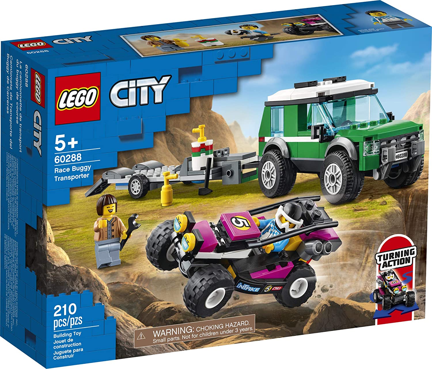 Đồ chơi LEGO City Xe Tải Vận Chuyển Mô Tô Địa Hình 60288