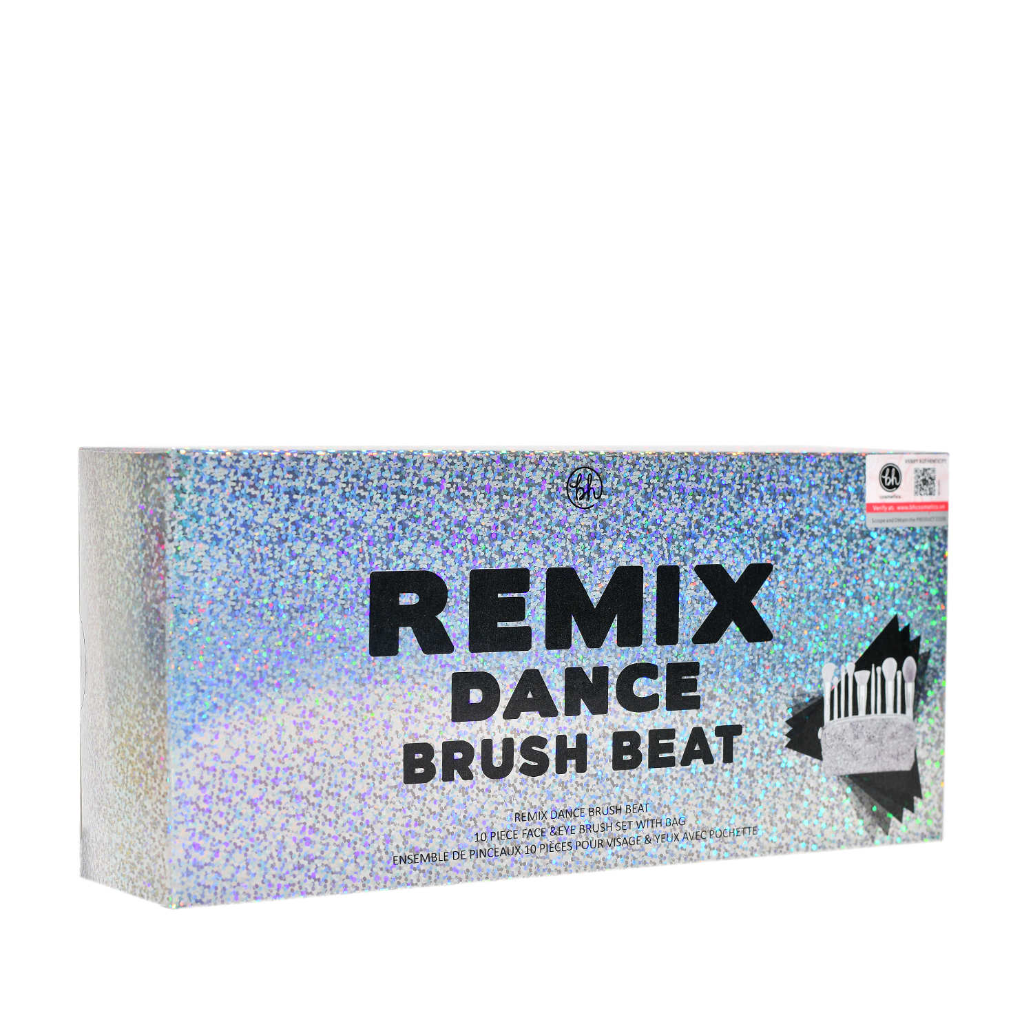 Bộ Cọ Trang Điểm 10 Cây Bh Cosmetics Remix Dance Brush Beat With Bag