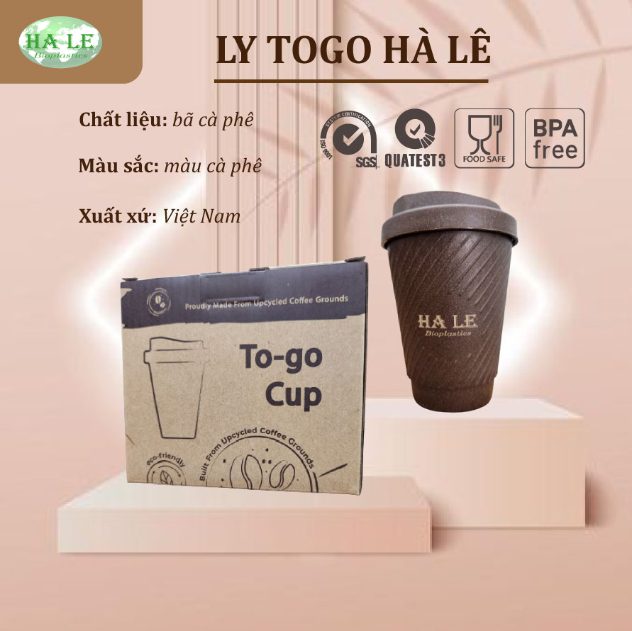 Ly Togo Hà Lê từ bã cà phê