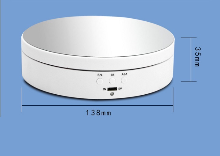 Thiết bị trưng bày sản phẩm xoay 360 độ 4in1 - Tặng kèm 1 qua pin sạc.