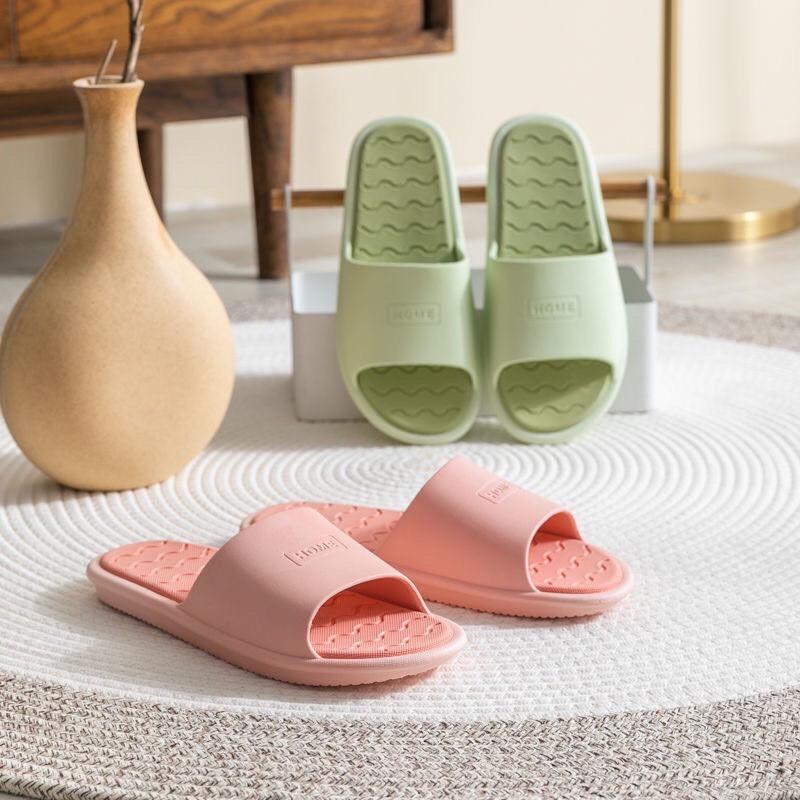 Dép đi trong nhà Unisex 2 mầu, cao su chống trợt, siêu êm FOR HOME - Thời Trang PKT