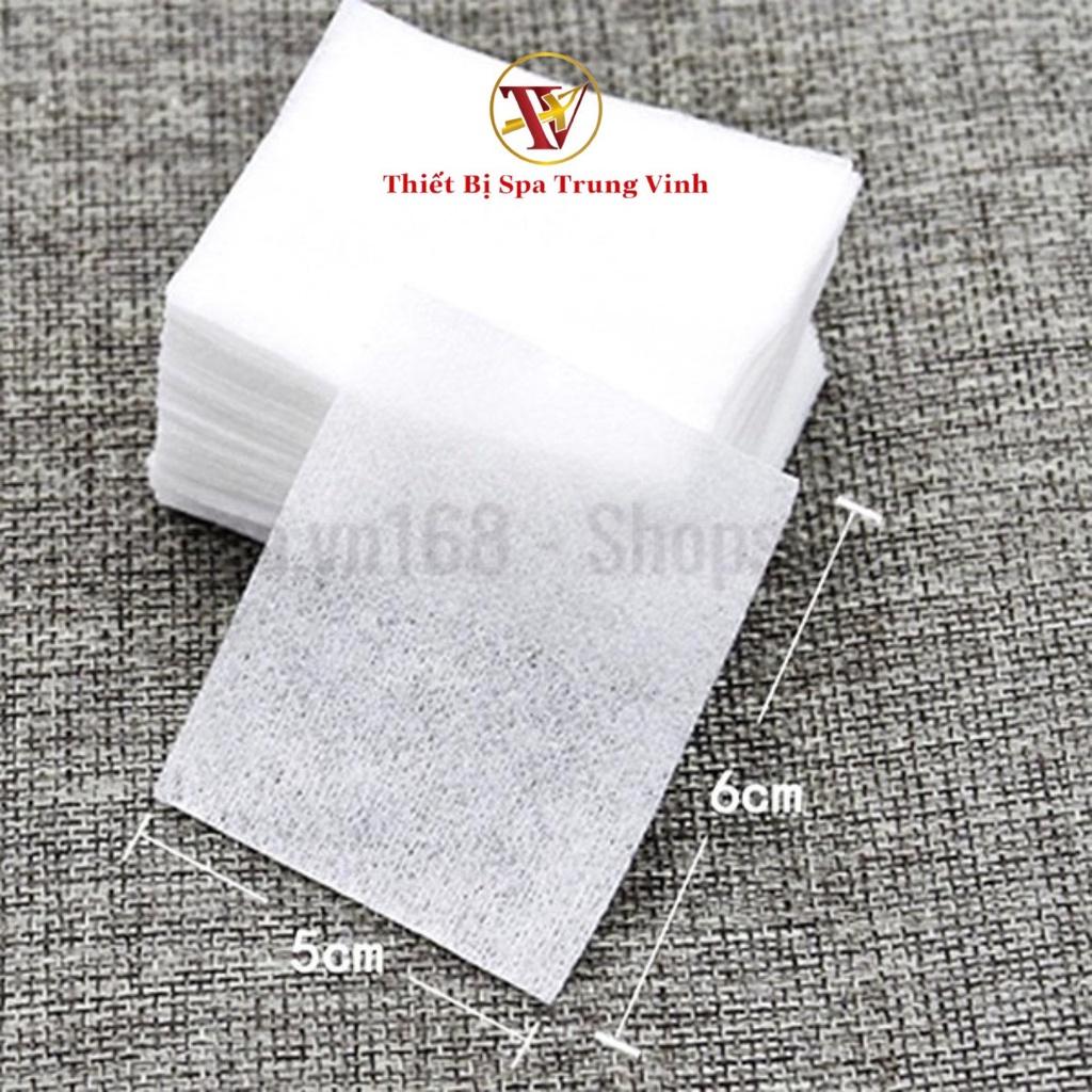 Bông Tẩy Trang Hình Chữ Nhật Siêu Gòn Mềm Mịn An Toàn Chuyên Dành Cho Spa Sợi Bông Cao Cấp