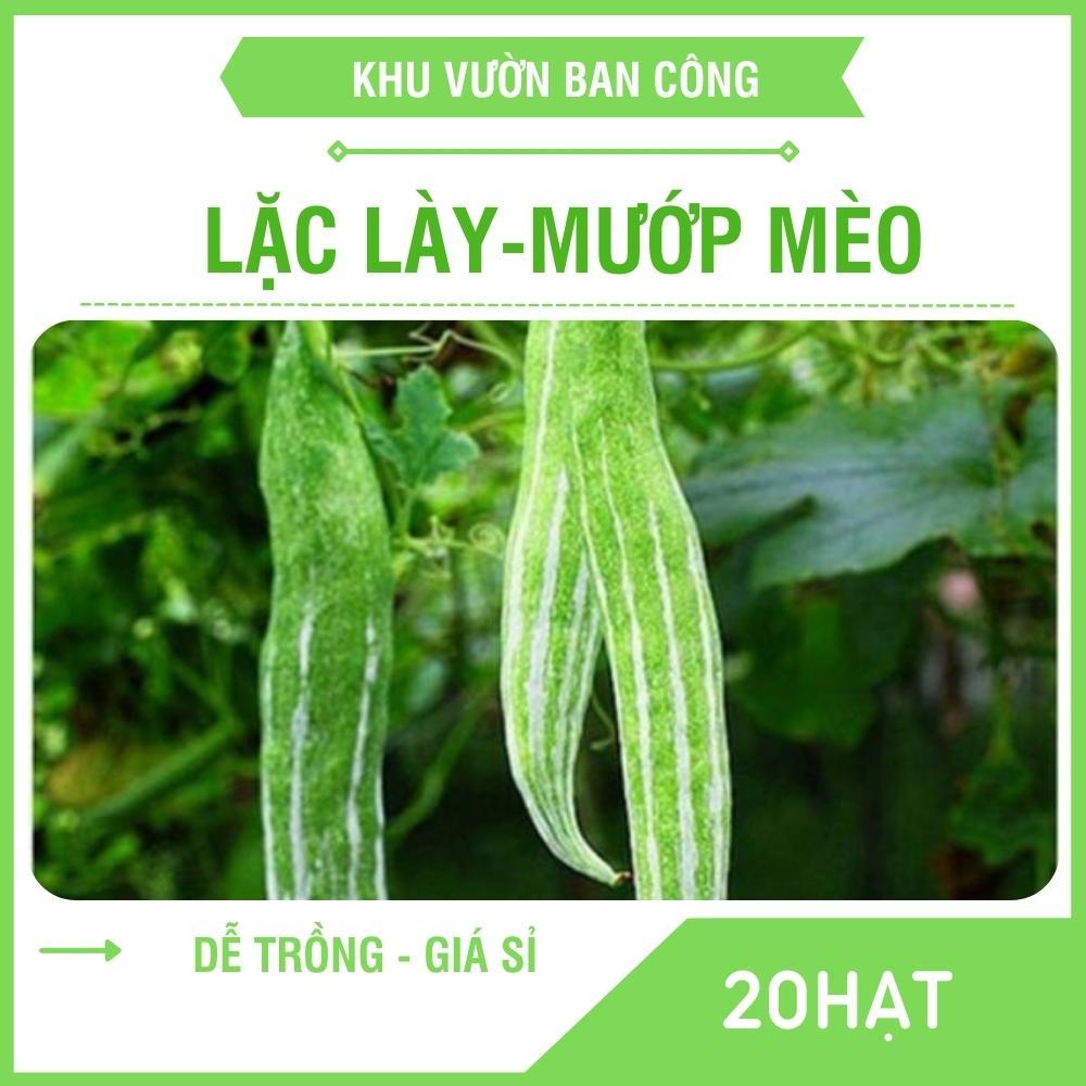 Hạt Giống Qủa Lặc Lày (Mướp Mèo) Sai Trái Trồng Quanh Năm Quy Cách 20-10-1 Hạt - khu Vườn Ban Công