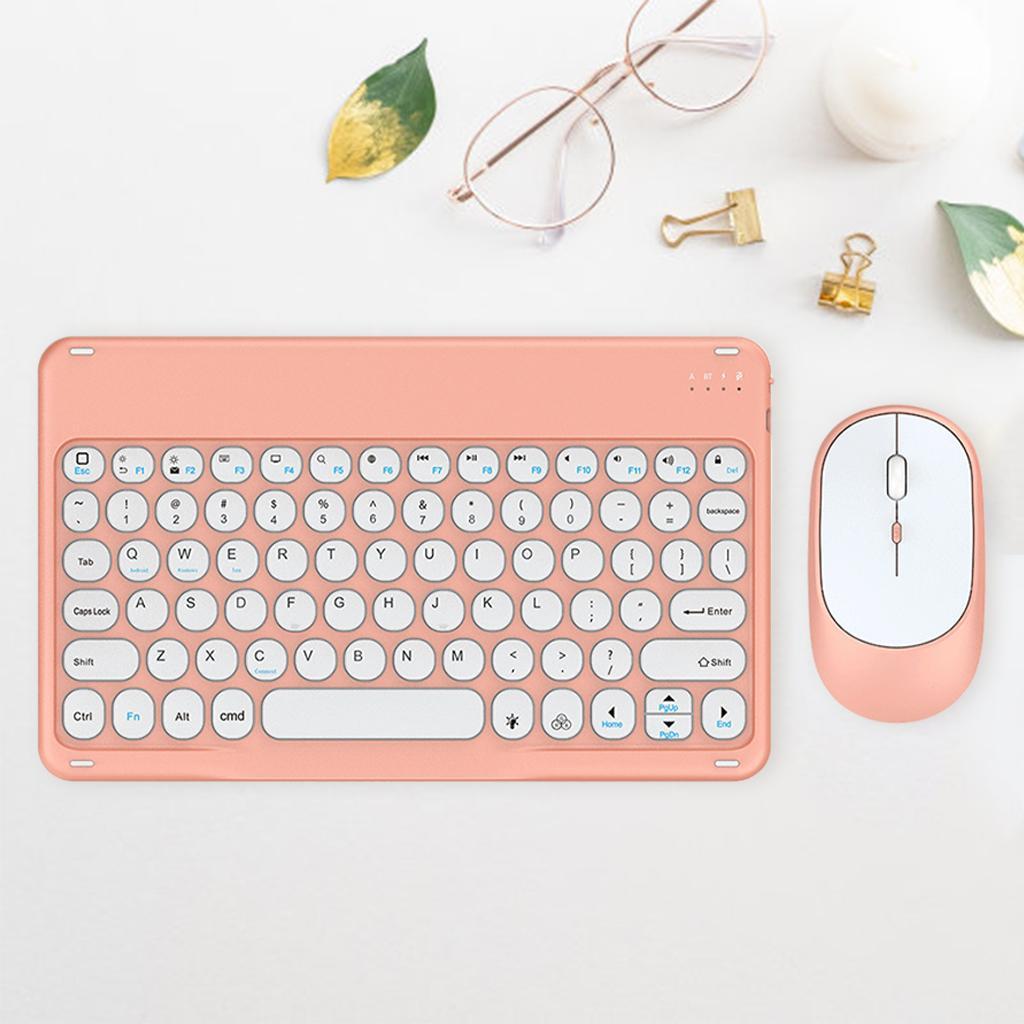 Wireless Keyboard and Mouse Quiet for Laptops Tablets