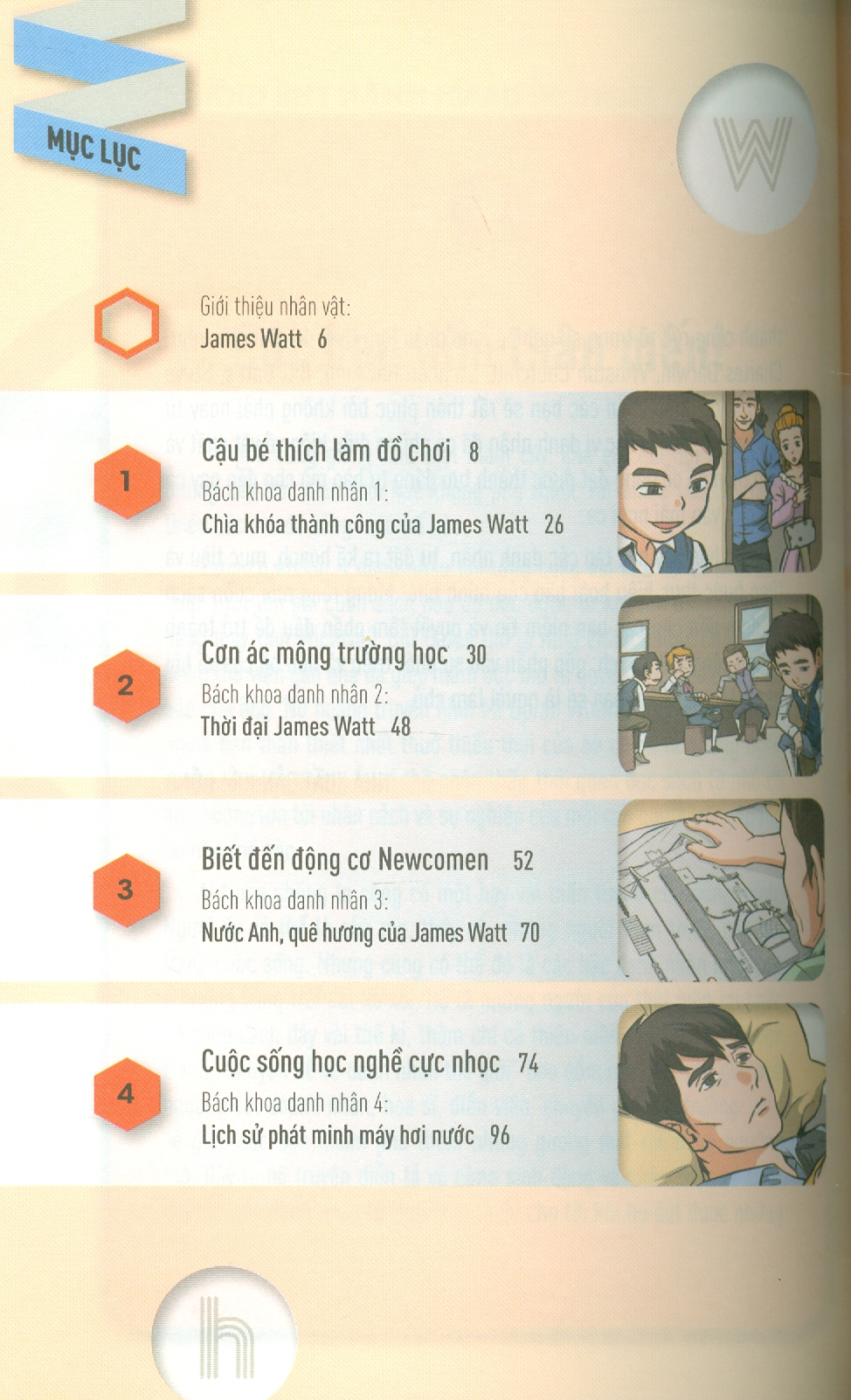 Who? - Chuyện Kể Về Danh Nhân Thế Giới: James Watt (Dành Cho Thiếu Niên) - Lời: Yun Sang-Seok; Tranh: Kim Hyun-Gi; Ngọc Anh dịch