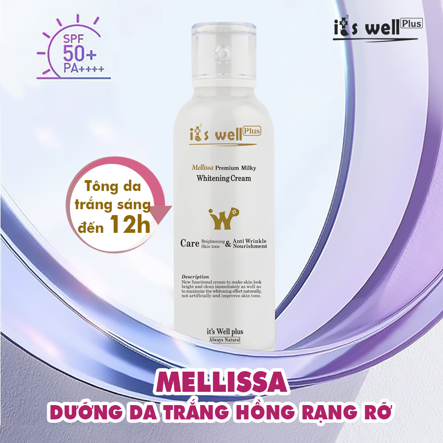 Kem Sữa Trắng Da It's Well Plus Mellissa Premium Milky Whitening Cream