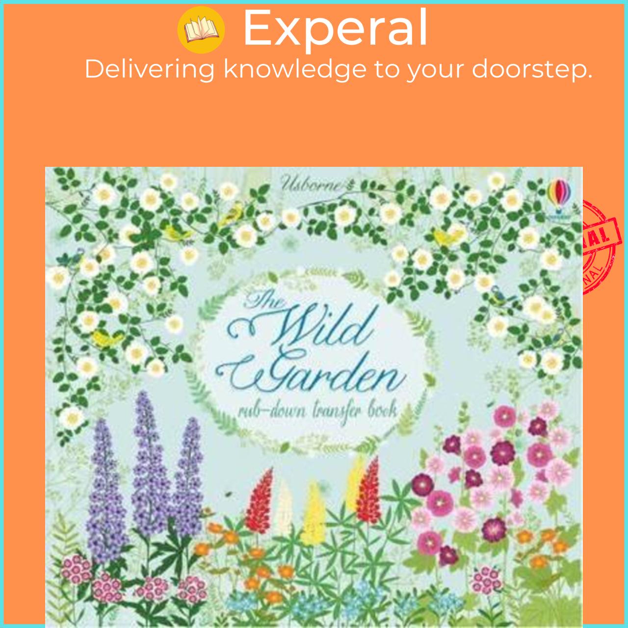 Sách - Rub-Down Transfer Book : The Wild Garden by Felicity Brooks