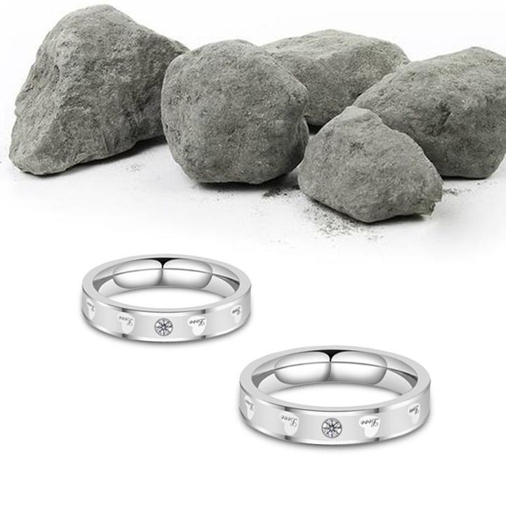NHẪN CẶP NAM NỮ CHỮ LOVE , NHẪN ĐÔI TÌNH NHÂN THỜI TRANG - QC20