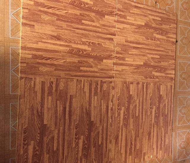 Thảm xốp trải sàn vân gỗ EVA kích thước 60x60x1cm