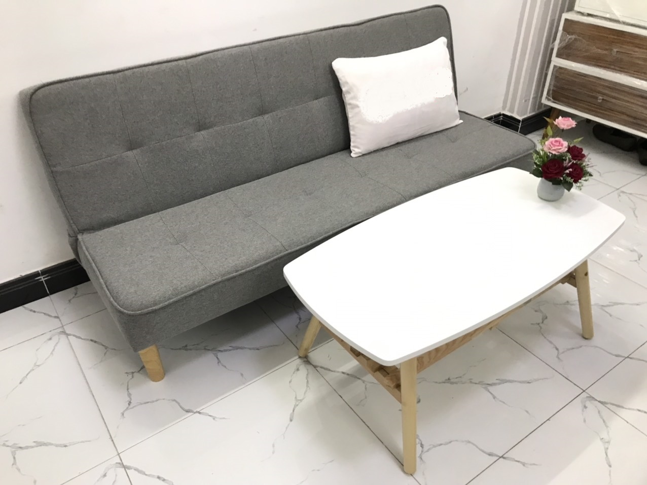 Bộ ghế sofa bed, sofa giường phòng khách sivali04, salon, sopha, sa lông, sô pha