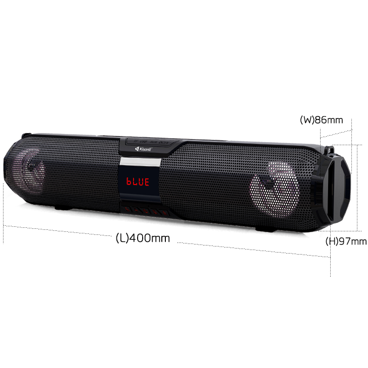 Loa Kisonli Bluetooth Không Dây KS-900 Tích Hợp Đồng Hồ, TF, FM - HÀNG CHÍNH HÃNG