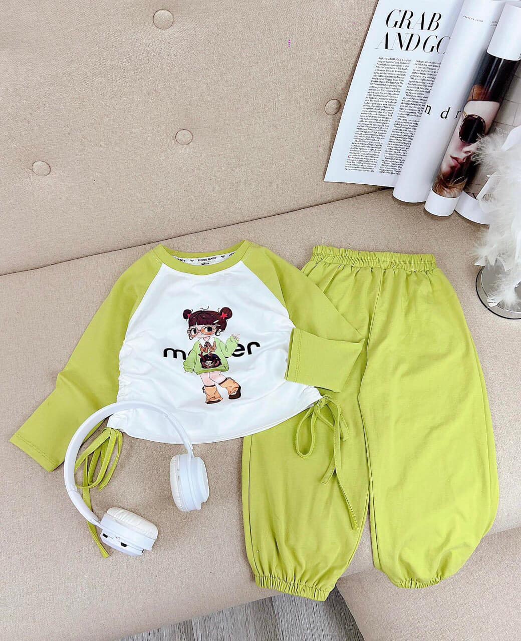 Xả thanh lý set bộ coton cho bé size 14-16kg