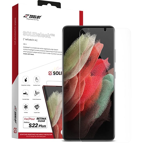 Dán màn hình cường lực 2.5D Zeelot SOLIDsleek Galaxy S22/S22+ - Hàng chính hãng