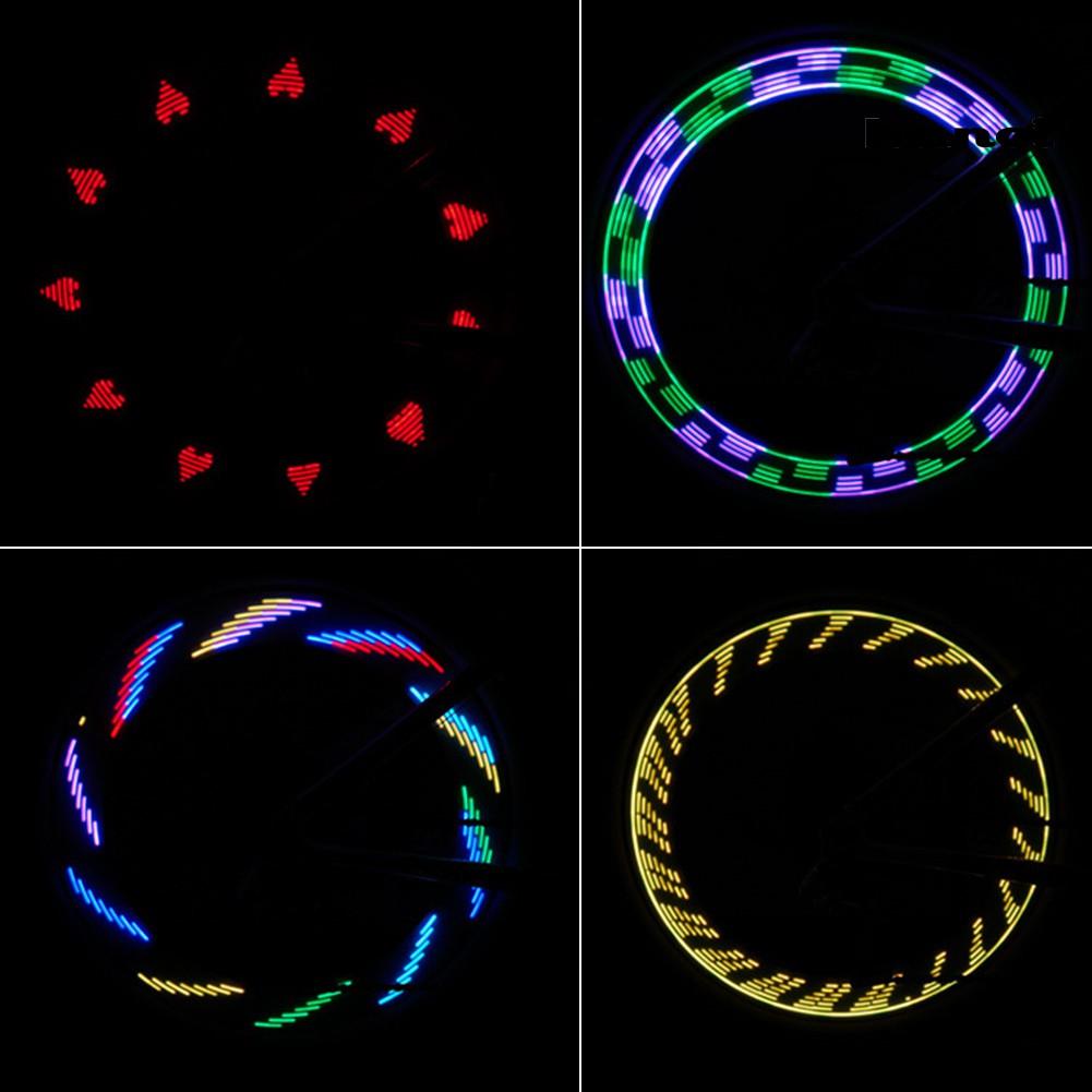 Đèn Led 7 Bóng Gắn Van Bánh Xe Đạp Trang Trí
