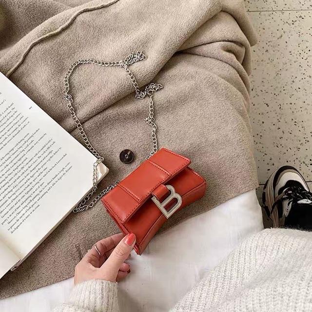 Túi mini đeo chéo nữ đẹp khoá B DC63