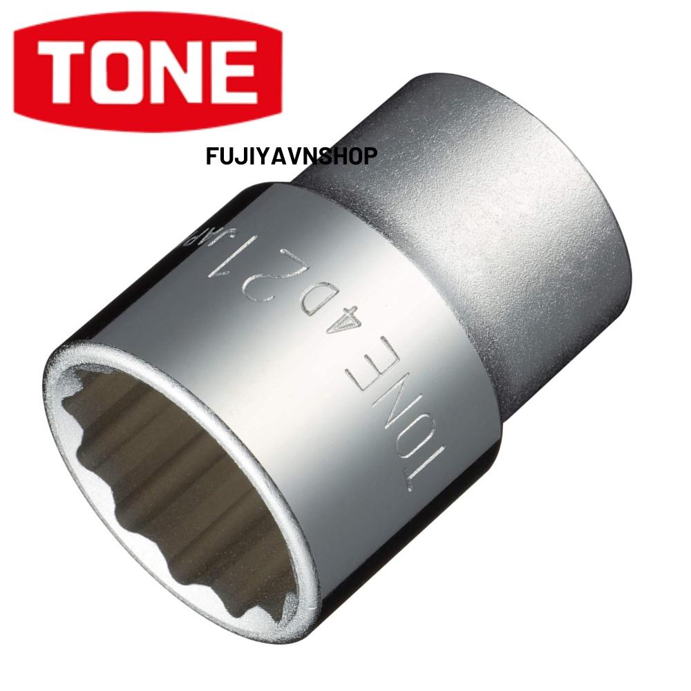 Đầu tuýp 12 cạnh ngắn Tone HP4D-21 ra đầu lục giác 21mm