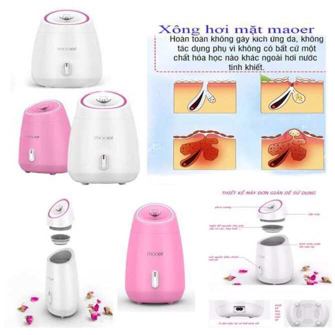 MÁY XÔNG HƠI MẶT HOA QUẢ MAOER.