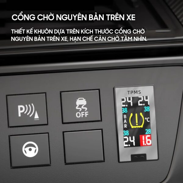 Cảm biến áp suất lốp Lifepro L633H ( cổng chờ Honda)