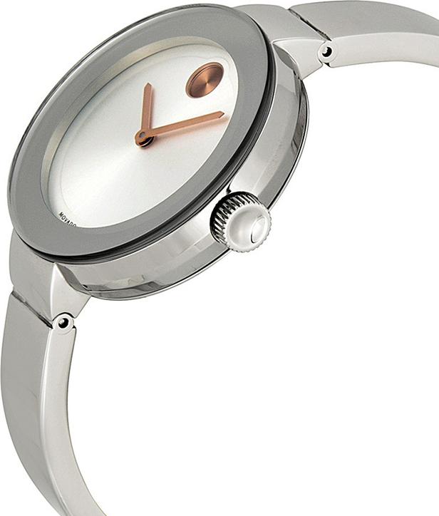 Đồng Hồ Nữ Dây Kim Loại Movado 3600194 (34mm) - Trắng