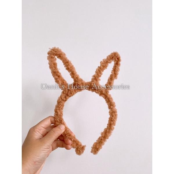 Bờm tóc tai gấu, tai thỏ lông xù