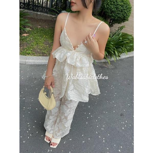 Set voan hoa dây Wabisabi N1904