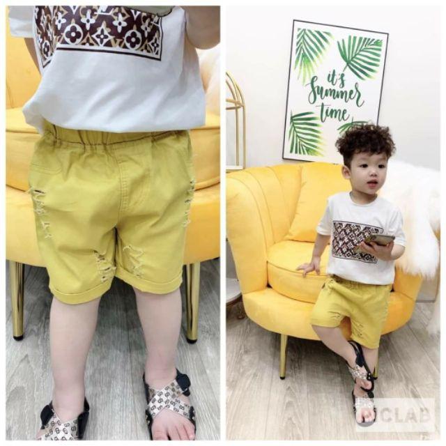 (size 18-33kg)Quần Kaki đùi Cho Bé