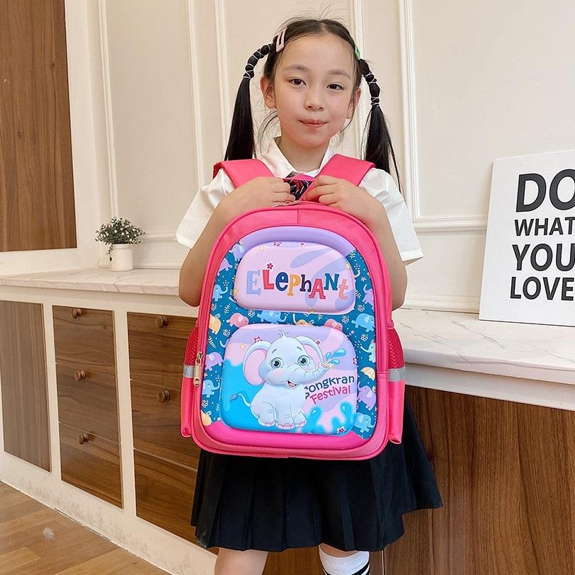 Ba Lô Cho Bé Mẫu Giáo &amp; Cấp 1 Từ 3-7 Tuổi Muôn Thú 12 Mẫu BLT19