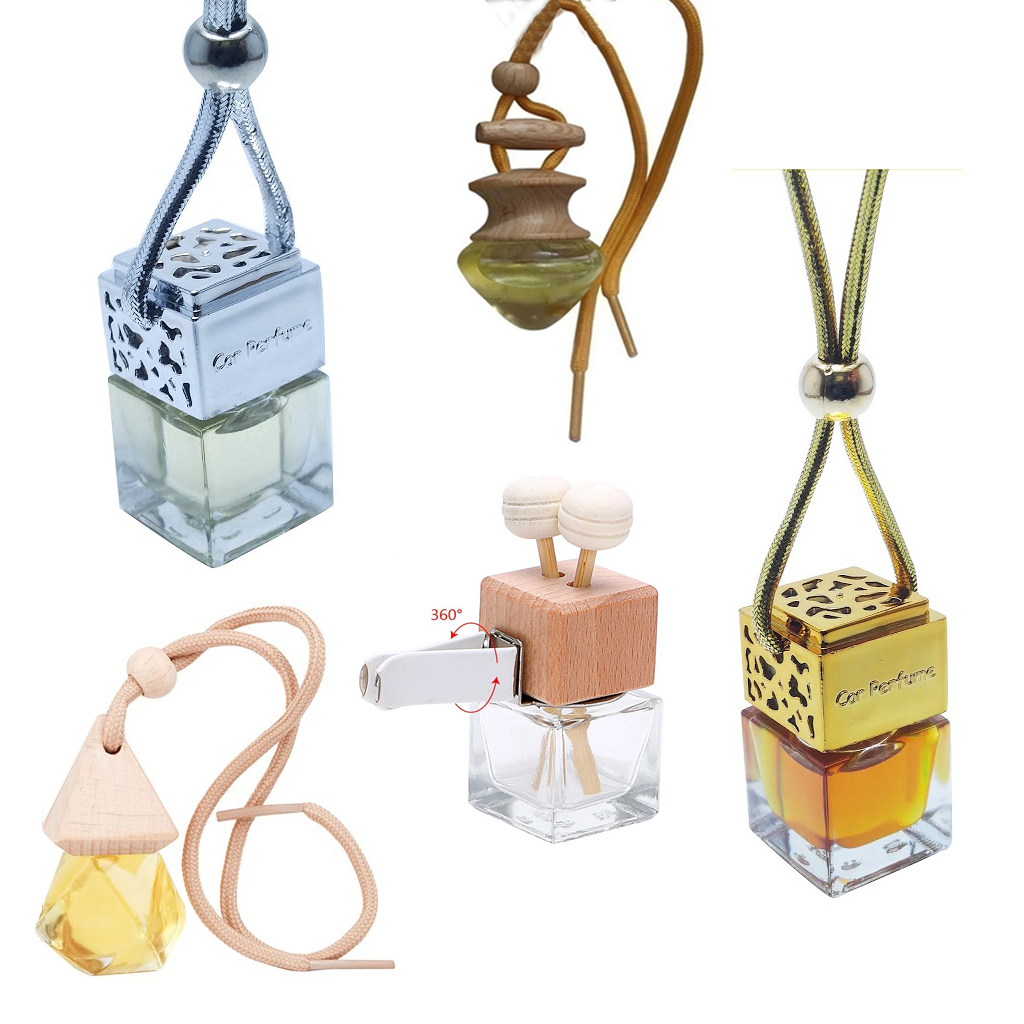 Combo 100ml tinh dầu sả chanh  và 1 chai treo nắp vuông (treo xe, tủ quần áo, nhà tắm)- Giao mầu ngẫu nhiên