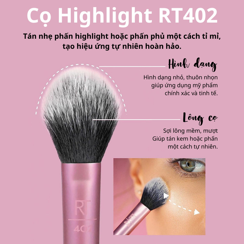 Cọ highlight Real Techniques setting brush