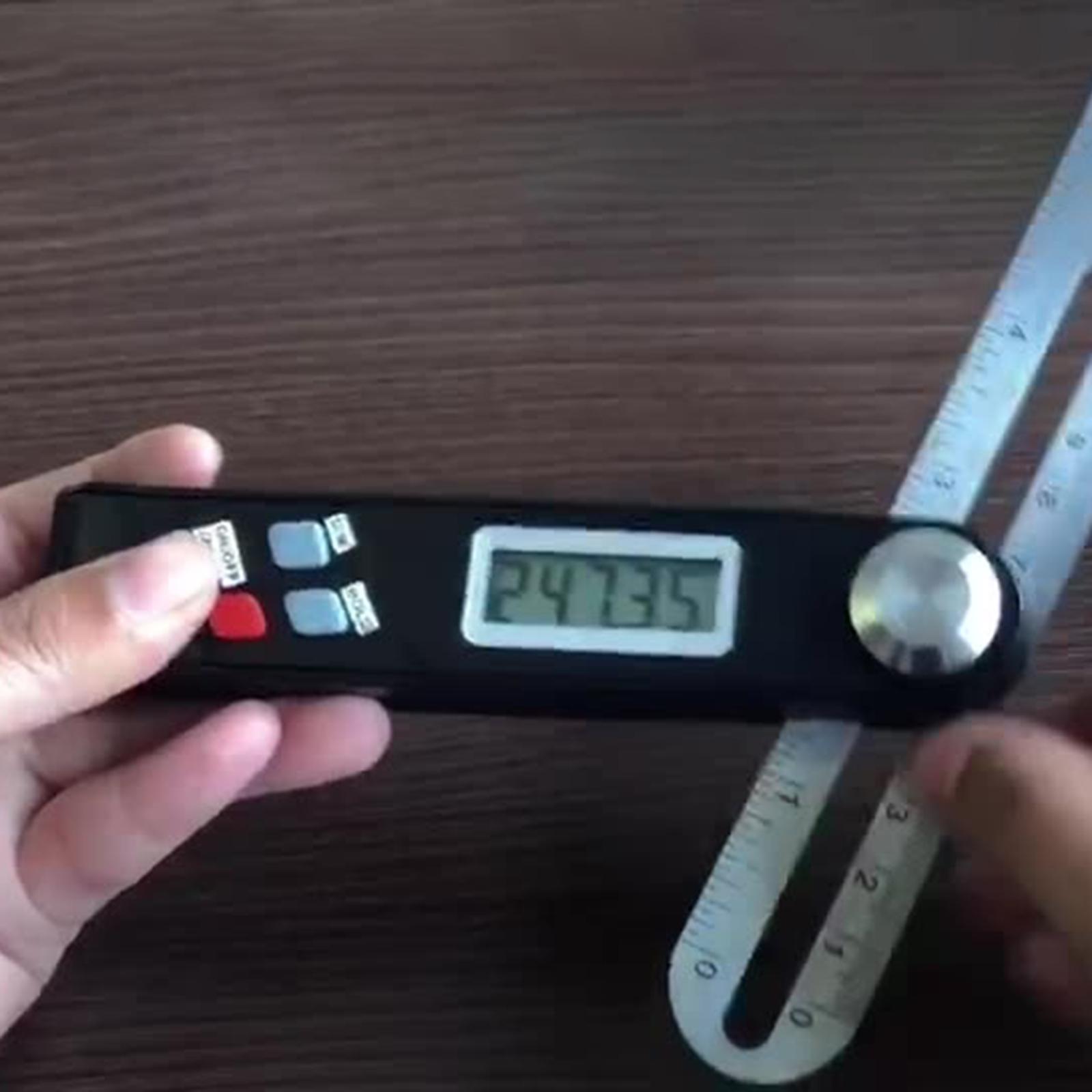 Precision Digital Angle Bevel Gauge Measuring 0-360° Horizontal Vertical