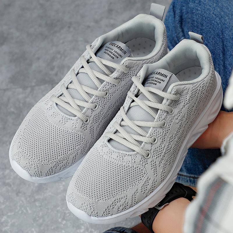 Giày thể thao nam mới thoáng khí Sneaker Sneaker Outdoor Light Men Giày thể thao Giày thời trang dành cho nam Color: Brown Shoe Size: 44