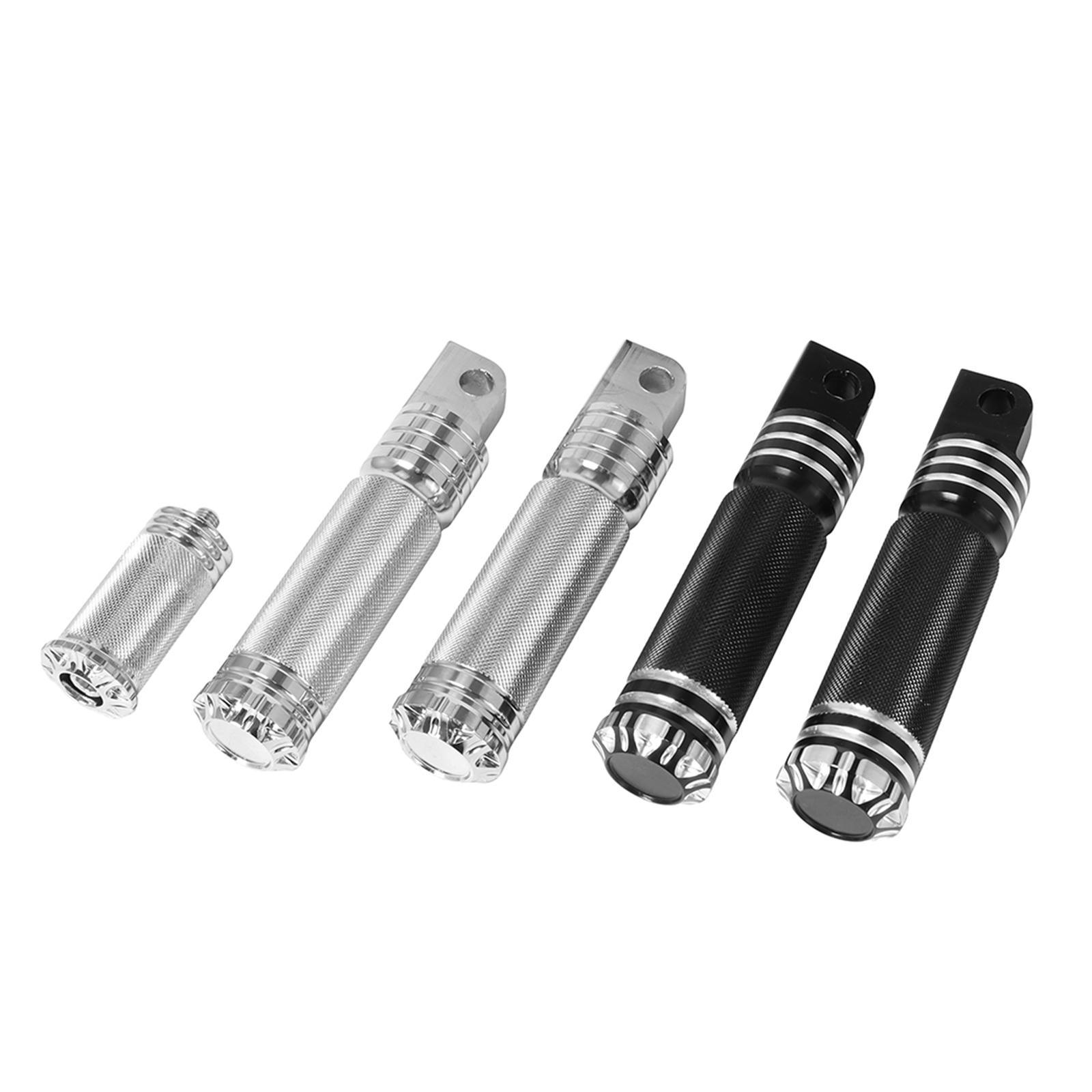 2Pcs Foot Pegs CNC  Easy to Install ,Aluminum Alloy, Nonslip ,Universal