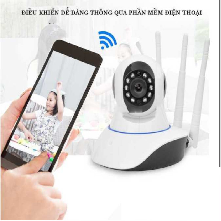 Camera Giám Sát Yoosee 3 Râu Full HD 1080P + Thẻ Nhớ 32G - Camera Không Dây Siêu Nét - Hàng nhập khẩu