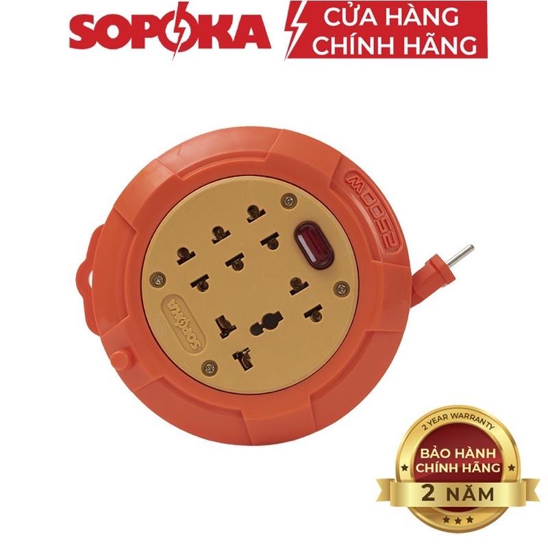 Ổ cuốn dây lõi sứ SOPOKA R45 dây 4,5m, R75 dây 7,5m, R95 dây 9,5m chịu tải cao