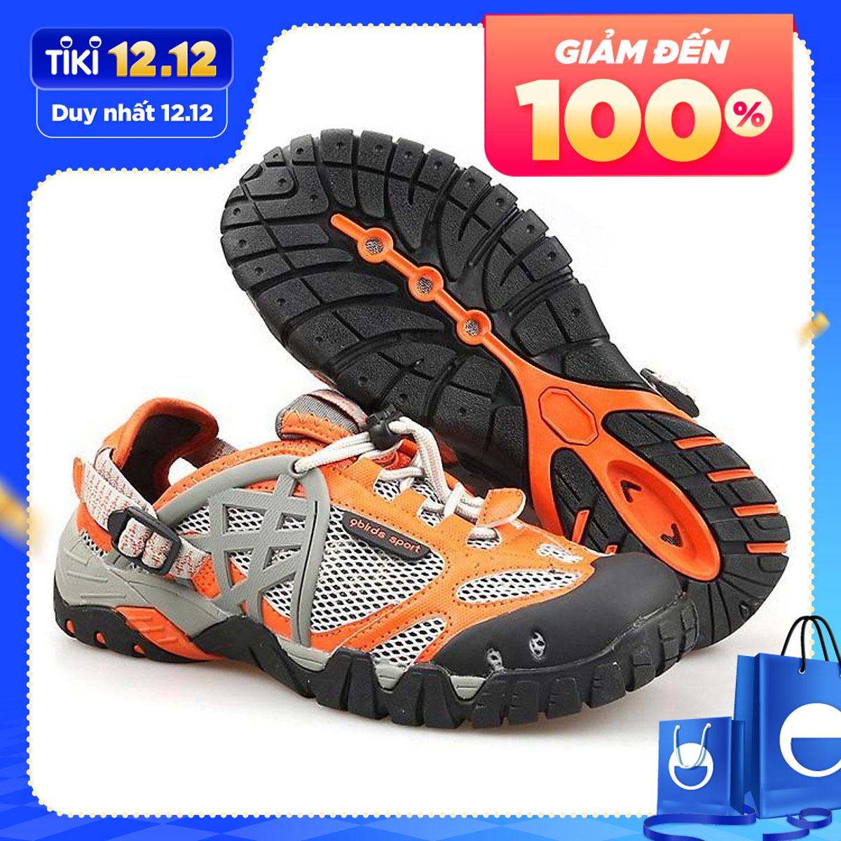 Giày trekking leo núi đi rừng đi phượt dã ngoại Outdoor Sport cao cấp chống trơn trượt, thoát nước nhanh, êm và ôm chân