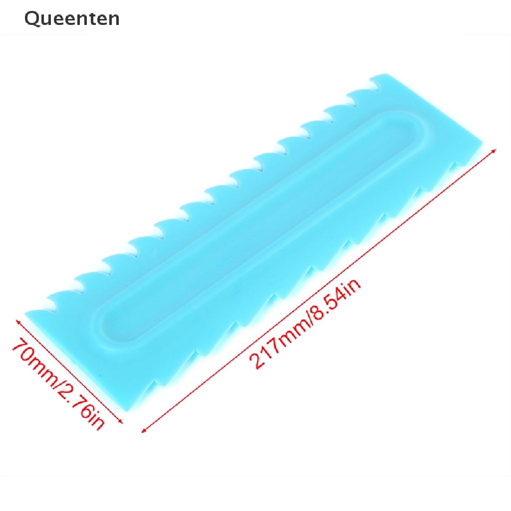 Queenten 1pc Cream Scraper Teeth Edge DIY Scraper Cake Decorating Spatulas Tools VN