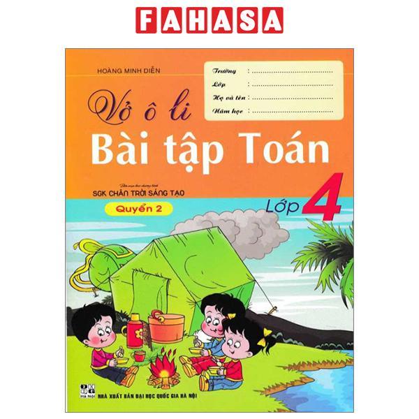 Vở Ô Li Bài Tập Toán Lớp 4 - Quyển 2