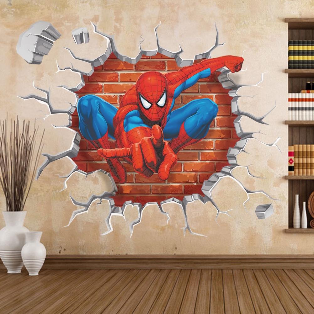 Decan siêu anh hùng Người nhện - decal spider man mẫu số 5 AmyShop (40 x 45 cm)